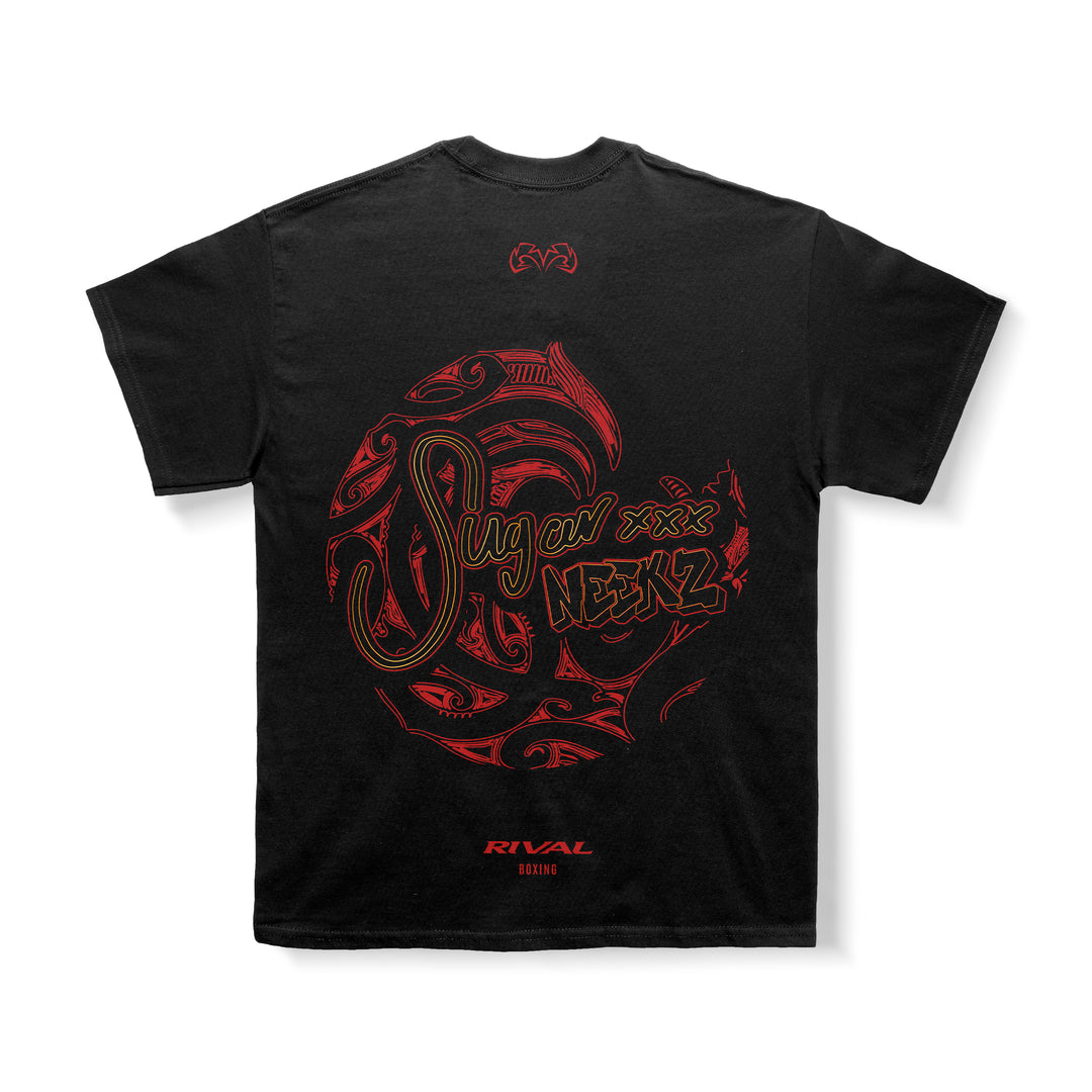 Fighter Tee Collab - Rival X Neekz Black – Rival Boxing Gear Australia