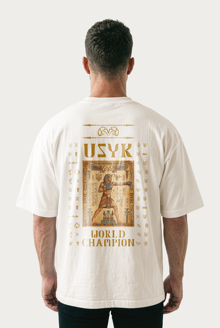 Fighter Tee Collab - Rival X Usyk – Rival Boxing Gear Australia