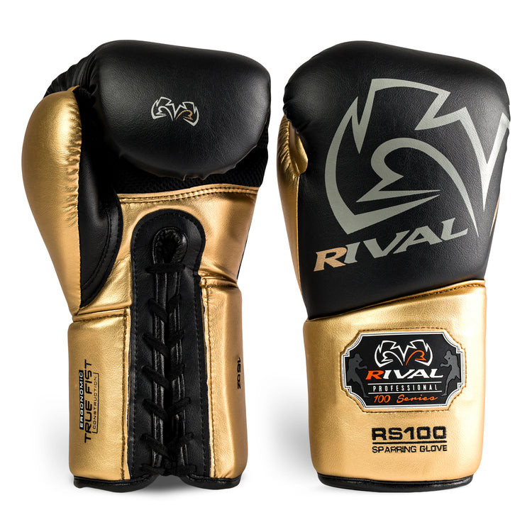 rival boxing RS100 14オンス　ホワイトゴールド Rival RS100 Professional Sparring Gloves White/Gold – MMA Fight Store